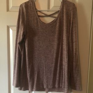Charlotte ruse purple strappy sweater